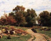 A Country Path in Summer - 休·博尔顿·休琼斯